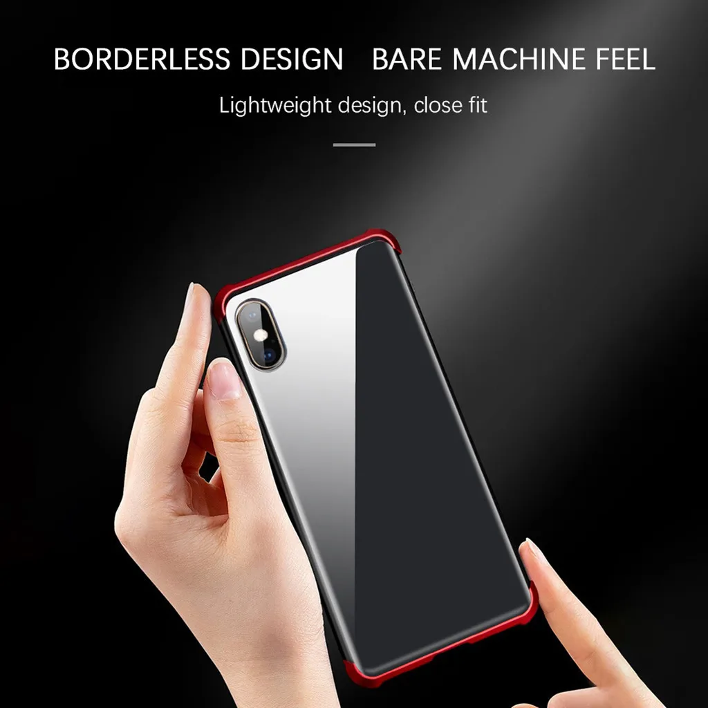 Luxury Hard Matte Cover For iPhone7P/8Plus Magnetic Adsorption & Clear Tempered Glass Back scratch-resistant Phone Case