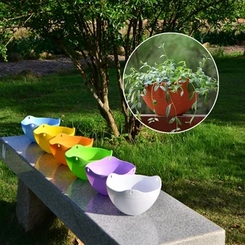 

Plastic Material Suspensibility Plant Pot Resin Hook Wall Breathable Durable Water-saving Drought-resistant Orchid Hanging Pot