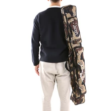 Сумки для рыбалки 80 см/100 см, двухслойная камуфляжная сумка для рыболовных снастей, переносная Складная удочка, чехол для переноски, сумка для хранения