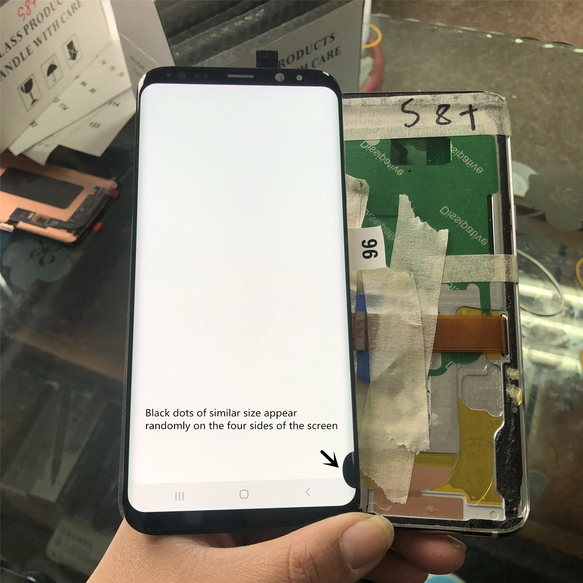 Оригинальный ЖК-дисплей Super AMOLED для Samsung Galaxy S8 Plus G955 G955FD S8plus с сенсорным экраном в