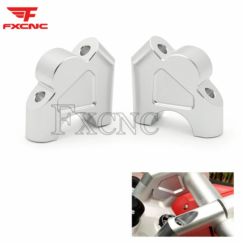

For BMW R1250GS R1250GS Adv R1200GS LC 13-18 Aluminum Handlebar Riser clamp For R1200GS Adv LC 2014-2018 Handlebar Riser Clamp