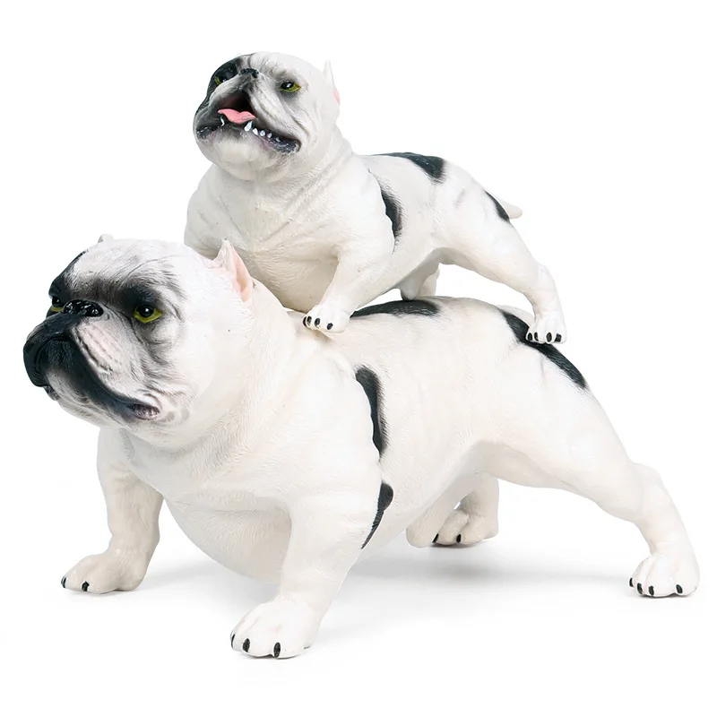 

Children's Simulation wild animal solid static model large bully dog pet dog Collecting gifts Toy model