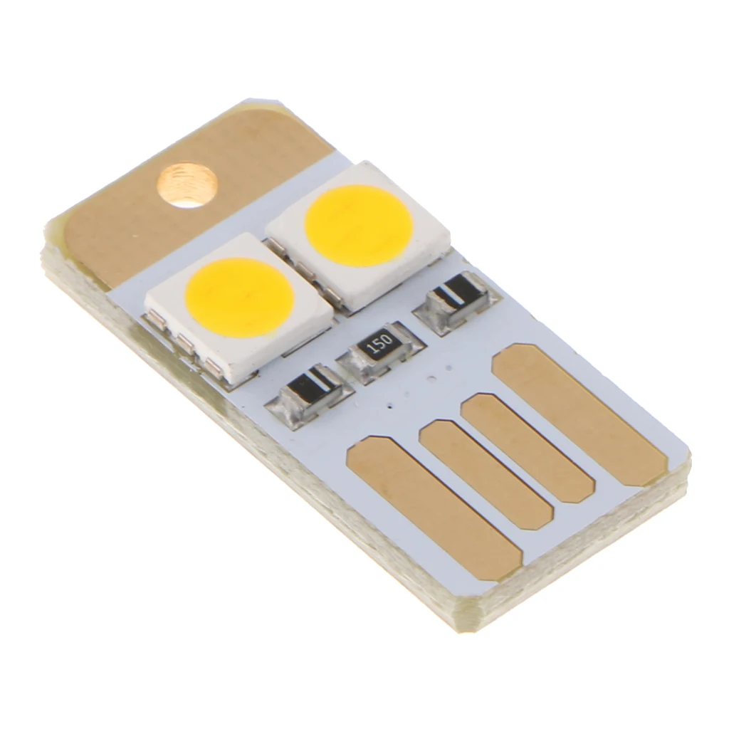 Portable USB LED Night Light Bright Mini Keychain Camping Car Lamp Module Home Decoration Emergency Security Lighting