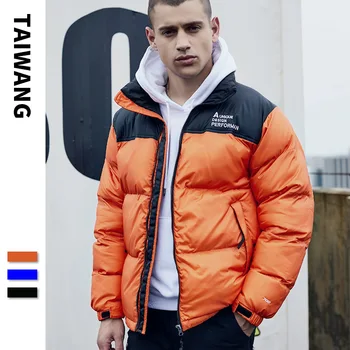 

A men's fashionable men's coat with cotton padded jacket of European and American fashion brand