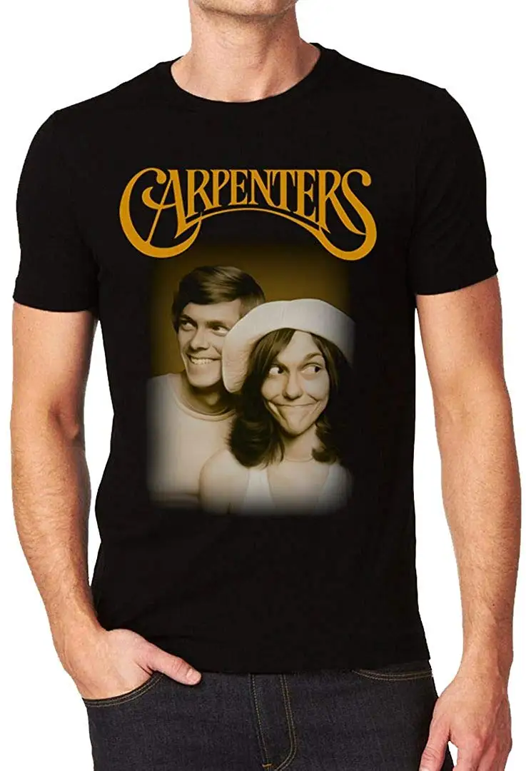 TSDFC The Carpenters Face Singles 69-81 Music Tee Мужская футболка |