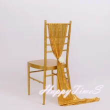 100 шт. 40x180 см Seqiom стул с обивкой ленты вечерние украшения стул полоса