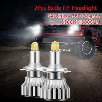 

120W LED Headlights 18000LM 360 Degree Lamp Replacement Parts Car Auto