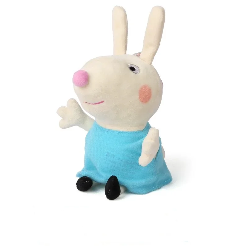 Peppa игрушки "Свинка" Джордж мультяшный плюшевый рюкзак игрушки куклы для мальчиков и девочек, с рисунком в виде Kawaii Детский кошелек из натуральной кожи сумка-портфель сумка школьная сумка - Цвет: Dolls 10