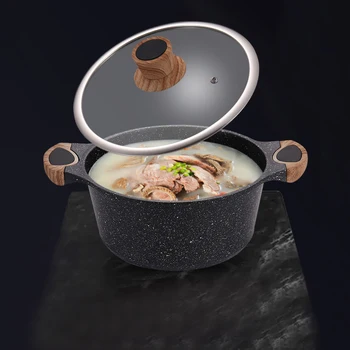 

Maifanshi Non-Stick Frying Pan Heat-Resistant Bakelite Handledomestic Hot Potdouble Ear Soup Potdishwasher Safe