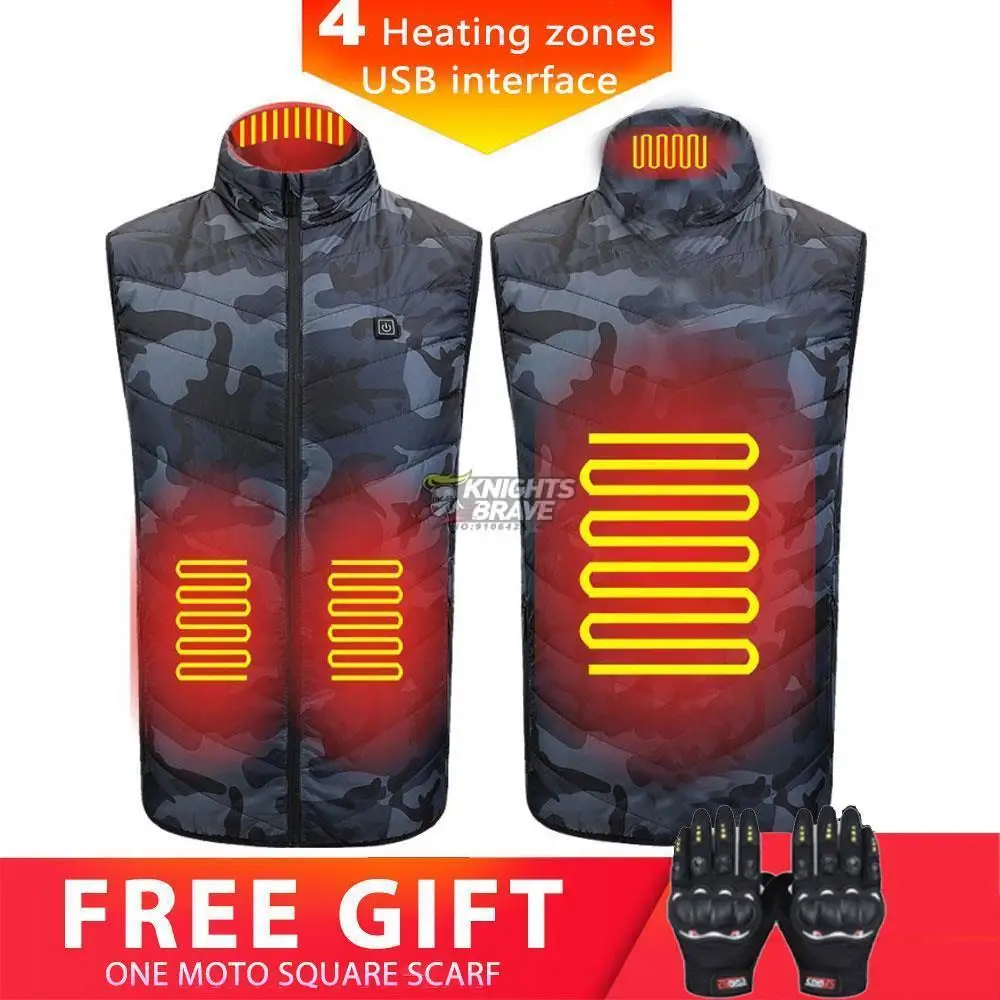 

Моющаяся жилетка с подогревом, теплая куртка с электрическим подогревом и зарядкой через Usb, для отдыха на открытом воздухе, походов, пешего туризма, охоты