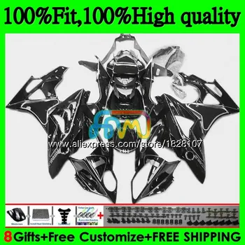 

100%Fit Silver black Injection For BMW S1000 RR S1000RR 15 16 17 18 19 59BS.58 S 1000RR 1000 RR 2015 2016 2017 2018 2019 Fairin