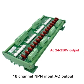 

16-channel PLC AC Amplifier Board SCR Optocoupler Isolation Non-contact Solid State Relay Module Output 220V