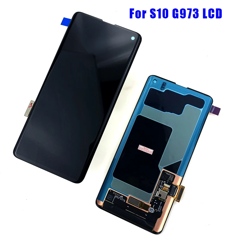 AMOLED для samsung Galaxy S10 SM-G9730 G973F ЖК-дисплей сенсорный экран дигитайзер Замена для samsung S10 G9730 ЖК