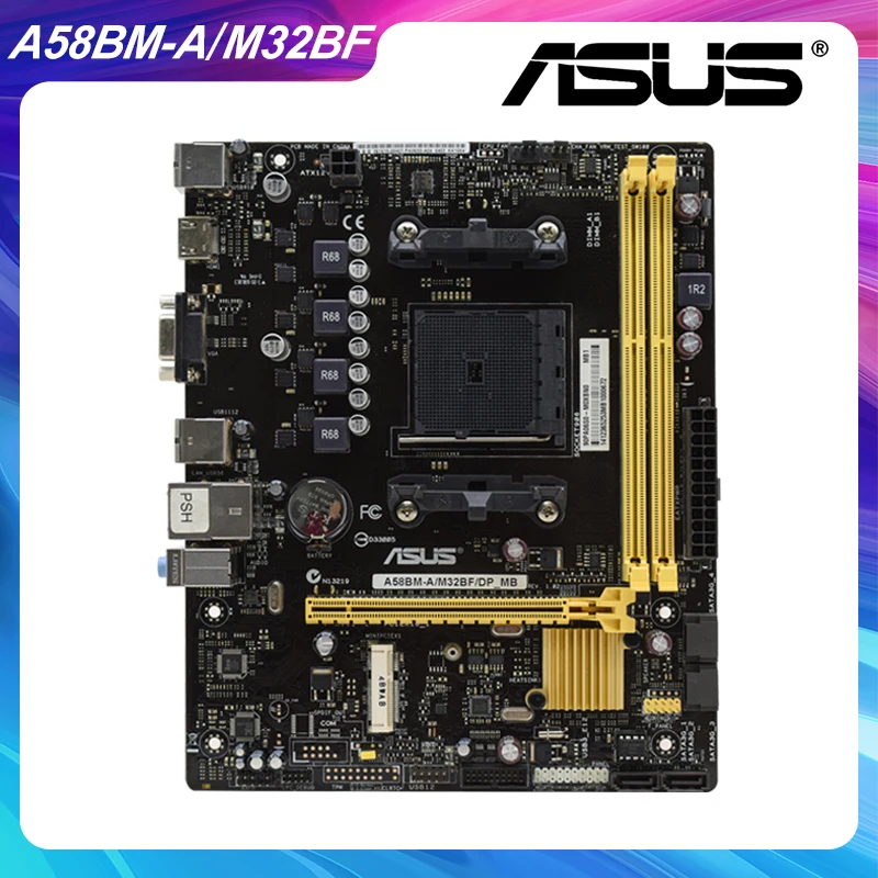 Asus A58bm-a/m32bf/dp_mb Socket Fm2/fm2+ Amd A55 Original Desktop 