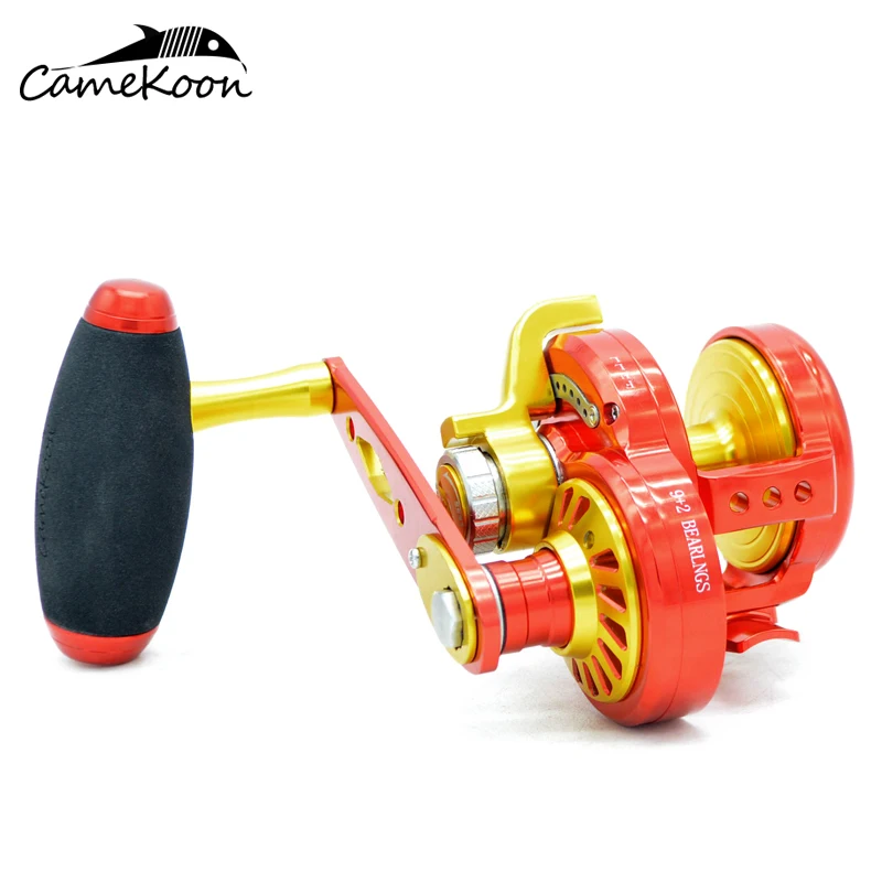 CAMEKOON DC200-GS 지그 릴 오버 헤드 릴 왼쪽 또는 오른손잡이 3..