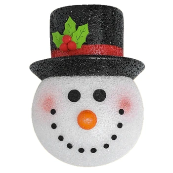 

Christmas Standard Porch Light Cover Snowman Lamp Shade Outdoor Decoration Gift