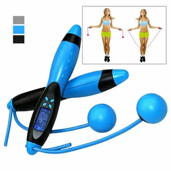 

US Digital LCD Jump Jumping Skipping Rope Calorie Counter Timer Gym Fitness Home