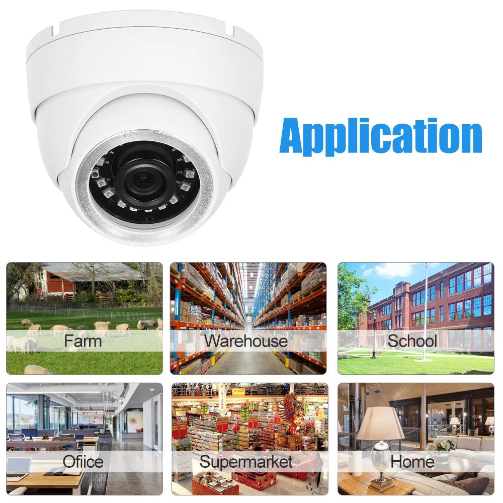 Видео системы наблюдений камера наблюдения 1080P Высокое разрешение 18 ламп Nightvison Крытый Купол аналоговая камера безопасности