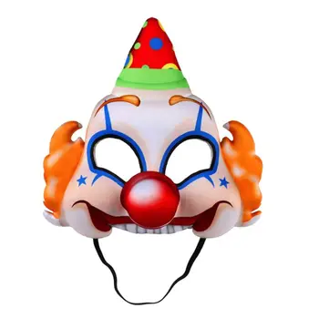 

Adult Kids Joker Half Mask with Elastic Strap Cosplay Animal Masks Halloween Masquerade Festival Costume Accessories Party