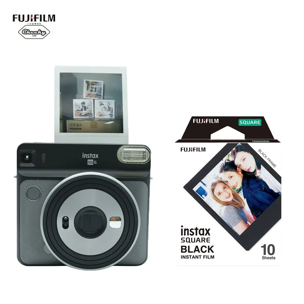 Fuji Fujifilm INSTAX Mini SQ6 фотокамера моментальной печати + 10 листов Instax пленка Мгновенной