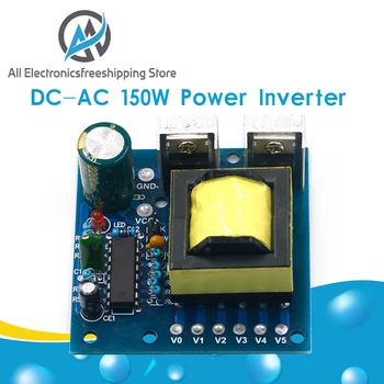 

150W Car DC 12V to AC 110V 220V 20KHZ Power Inverter Charger Converter Boost Board high frequency square wave