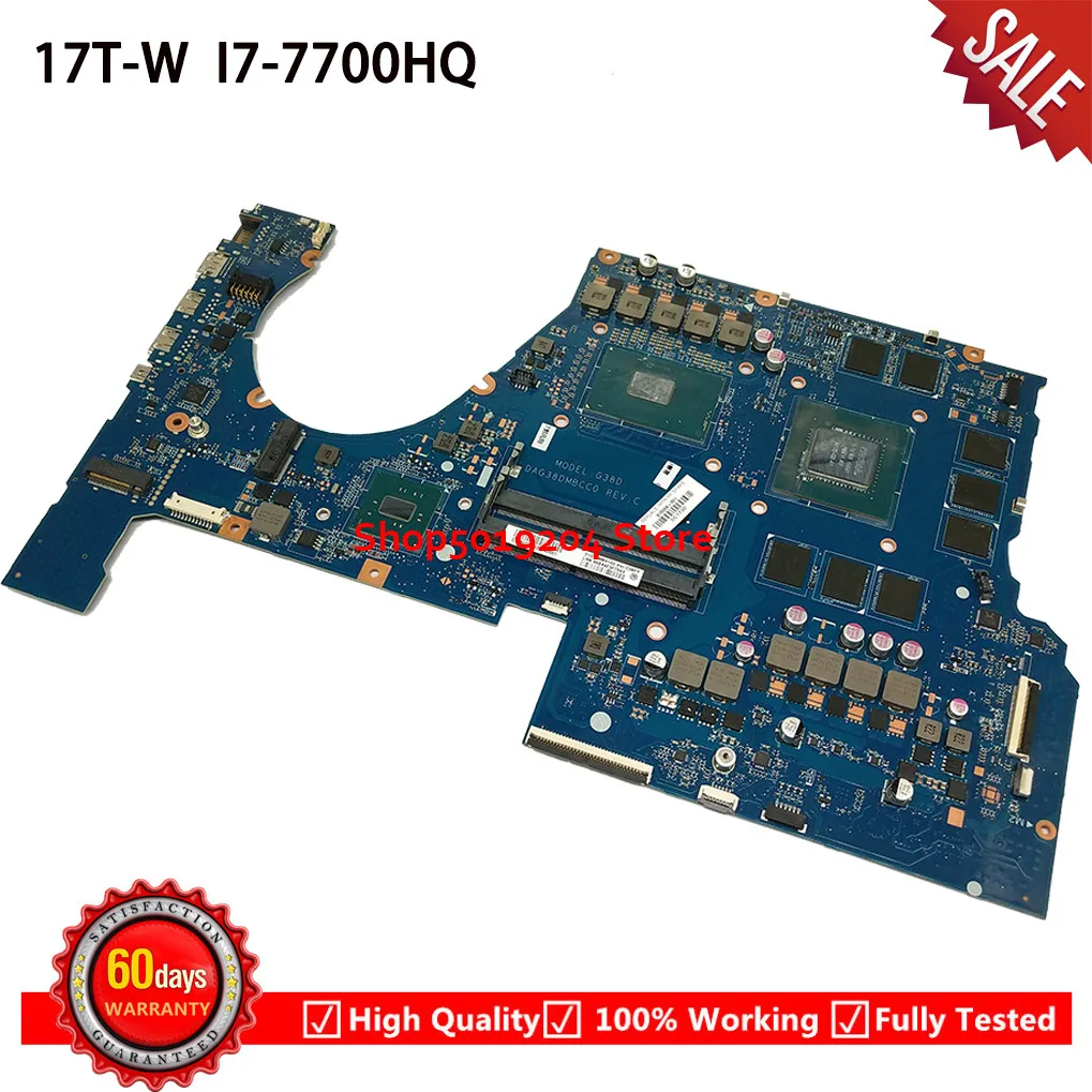 Материнская плата G38D DAG38DMBCC0 для ноутбука HP 17W 17 W 17T w151nr материнская I7 7700HQ SR32Q 915554 601