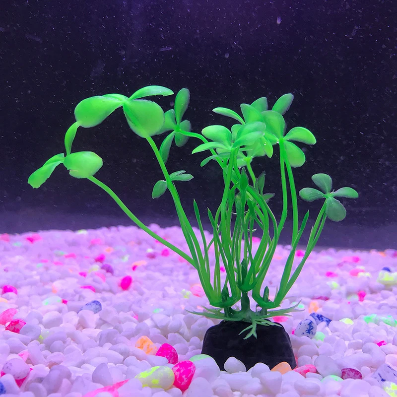 Artificial Plants Fish Tank Ornaments Fish Tank Decorations Aquarium Ornaments Artificial Aquarium Plants 10cm Artificial Aquarium Plants Fish Tank Water Plant Grass Ornament Environmental Protection Materials Aquarium Decoration