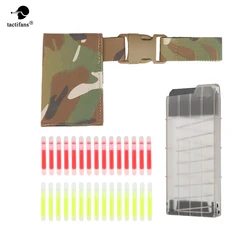 Tactical Marking Light Dispenser Belt Mounted Pouch Hanger Fluorescent Label Glow Lighting Signal Sticks Paintball Accessories
