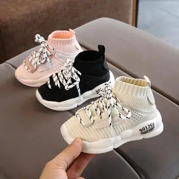 

2019 New Autumn Kids Shoes Breathable Boys Girls Sport Shoes Children Casual Sneakers Baby Running Shoes Mesh Canvas Shoes