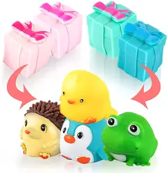 Boîte cadeau réversible pour soulager la pression, éducatif préscolaire Kawaii, Squishy, sensoriel, Animal, Fidget, jouets, bas 