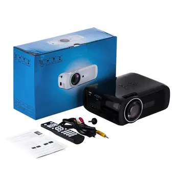 

BL-80 Portable Home Projector Mini Black 1000 Lumens Home Theater Video Media Player With HDMI AV And USB Ports