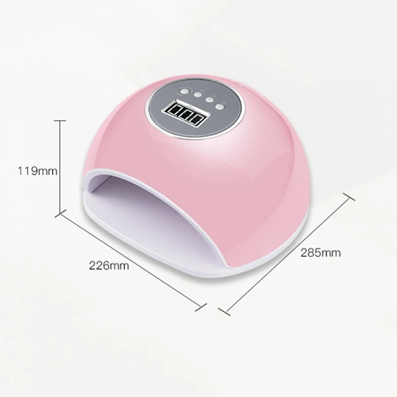 

72W Nail Polish Dryer Curing Lamp UV LED Dual Light Source for All Gels Nail Art Tools LDO99