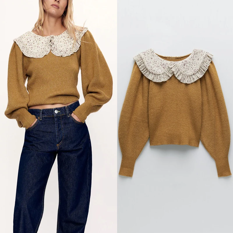 ruffle sweater top