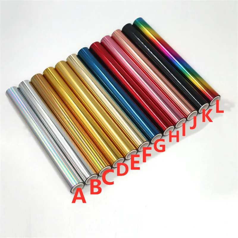 12 Colors Toner Reactive Foil Paper For Laser Printer Laminator Diy