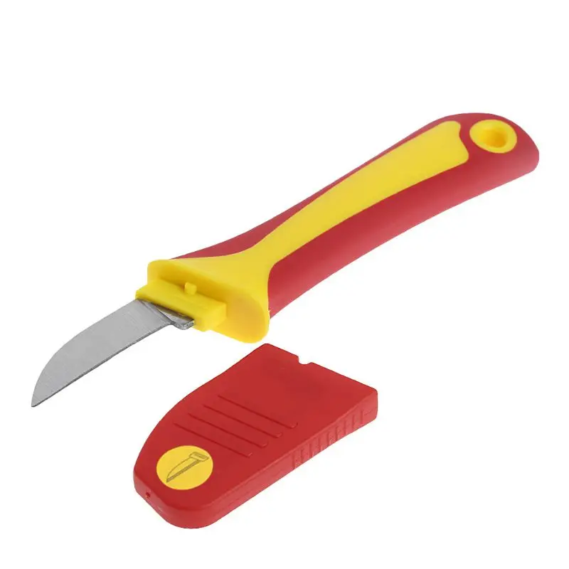 Горячая электрика нож отрезной инструмент ремонт инструмент крюк нож пластиковая рукоятка Прямая поставка - Цвет: 1