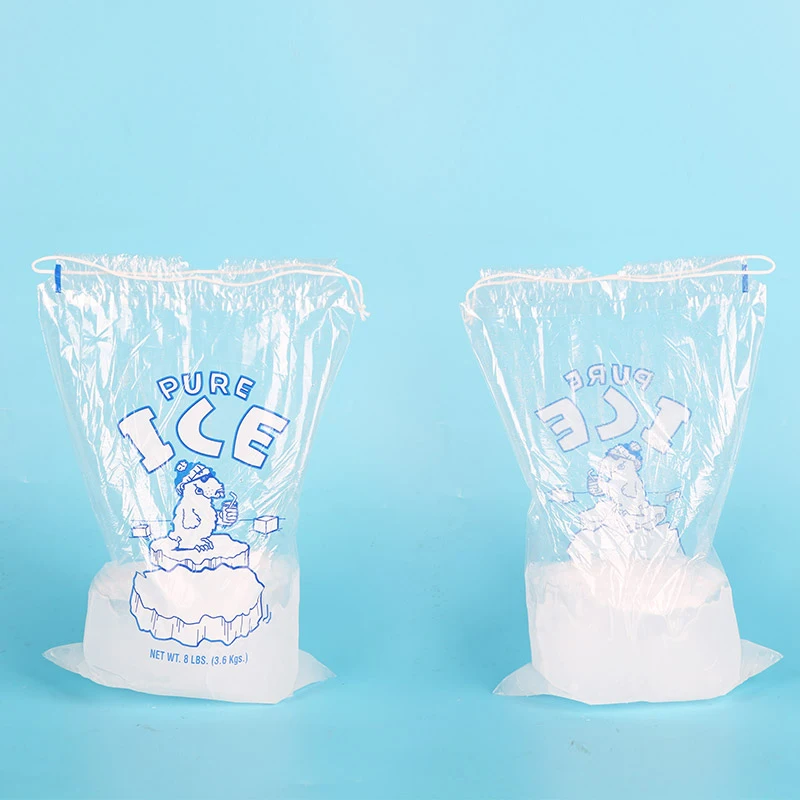 10/20 Pieces Disposable Ice Making Bags Freezing Maker Ice Cube Drawstring Making for Summer DIY Drinking Cube Packing