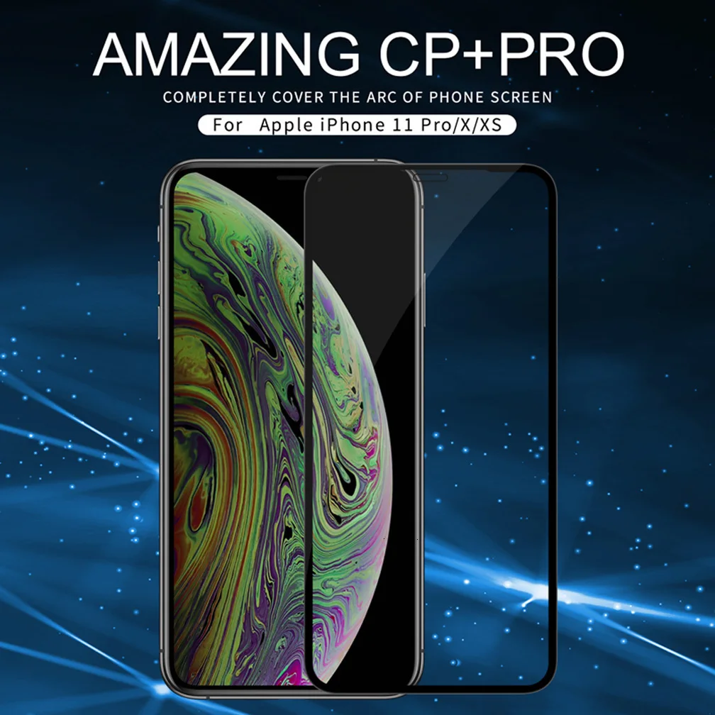 Nillkin полное покрытие стекло для iPhone 11 Pro Max CP+ Pro Закаленное стекло пленка для iPhone 11 Pro Защита от царапин экрана