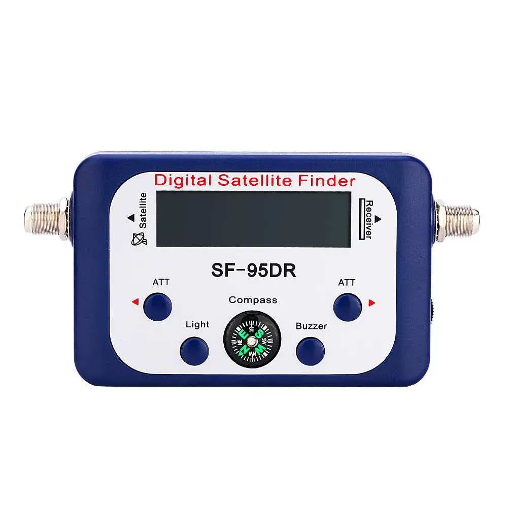 Digital Satellite Finder Sf-95Dr Meter Satlink Recettore Tv Ricevitore Del Segnale Sat Decoder Dvb-T2 Satfinder