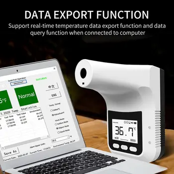 

K9 2-in-1 Non-contact Digital Infrared Thermometer and Automatic Sensor Soap Dispenser for Office Hotel Mall Outdoor/Indoor