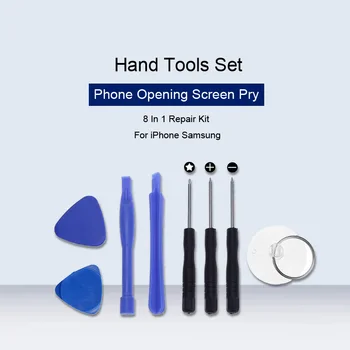 

8 In 1 Phones Opening Screen Pry Tools Phone Repair Kit Screwdrivers Set Telephone Tools Set For iPhone Samsung Combination Tool