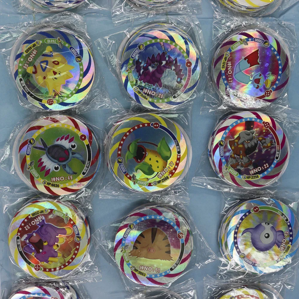 12pcs/set Shining Pokemon Cards for Children Toy Collections Dragon Ball Z Cards Ultman Kaiju Goku Bling Bling Flash Card