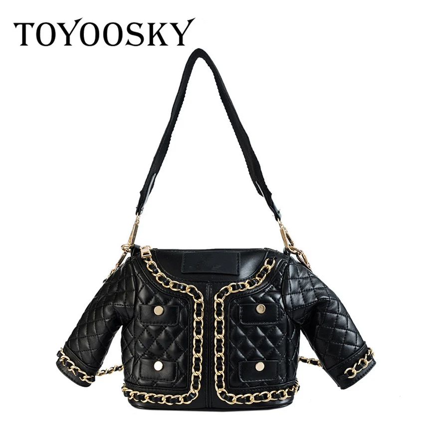 TOYOOSKY European Designer Motorcycle Bags Luxury Jacket Shape