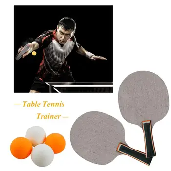 

Portable Table Tennis Training Practise Machine Home Indoor Soft Shaft Ping Pong Trainer for Teenagers Kids Children Beginners
