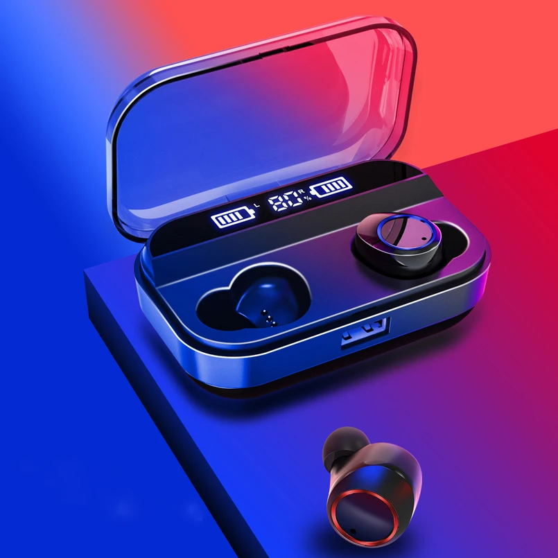 X11 беспроводная Bluetooth гарнитура IPX7 Водонепроницаемая Bluetooth 5,0 с 3500 мАч зарядный чехол TWS Bluetooth наушники