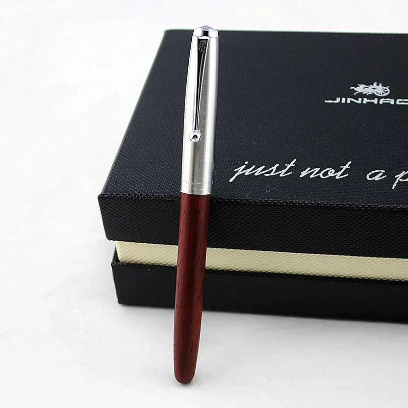 New Jinhao 51 Natural Wood Fountain Pen Handmade Full Wooden Beautiful