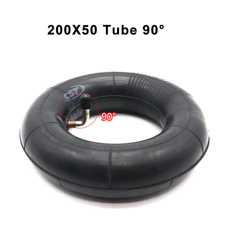 CST Tubo 8 x 1 1/4, anche 200 x 30, valvola angolare 30/45° in direzione di marcia, per pneumatici per sedia a rotelle, scooter elettrici, Hudora, attrezzature per il trasporto, scooter elettrico