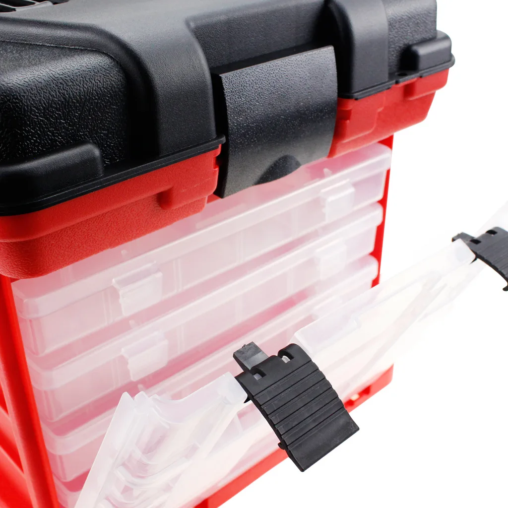 

Hunting High Lure Hand Fishing Box Multi-functional Fishing Box 4-Layer Lure Toolbox Fishing Box