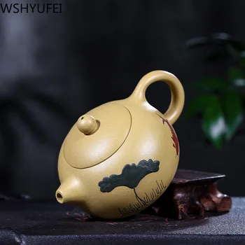 

New Style Purple Sand Xi Shi Teapot Travel Convenient Tea set Tea Set Dahongpao Teapot Office Household Drinking Set WSHYUFEI
