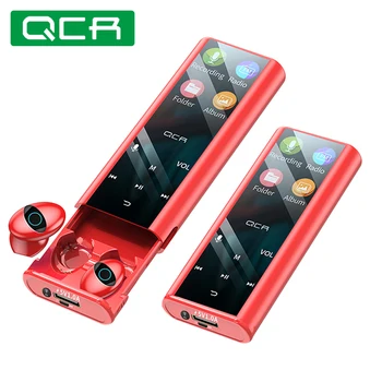 

QCR MP3 Wireless Bluetooth Earphone Earbud Multi-function MP3 Player Earbuds IPX7 Waterproof 9D TWS Earphone 6000mAh Power Bank