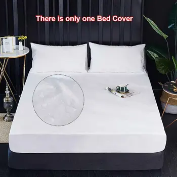 

Infant Mattress Protector Bed Cover Anti Mite Hypoallergenic Elastic Band Waterproof Pad Smooth Non Slip Dustproof Home Solid